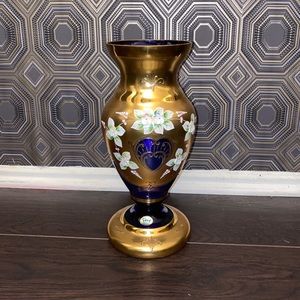 Czech Bohemia Crystal Egermann Vase